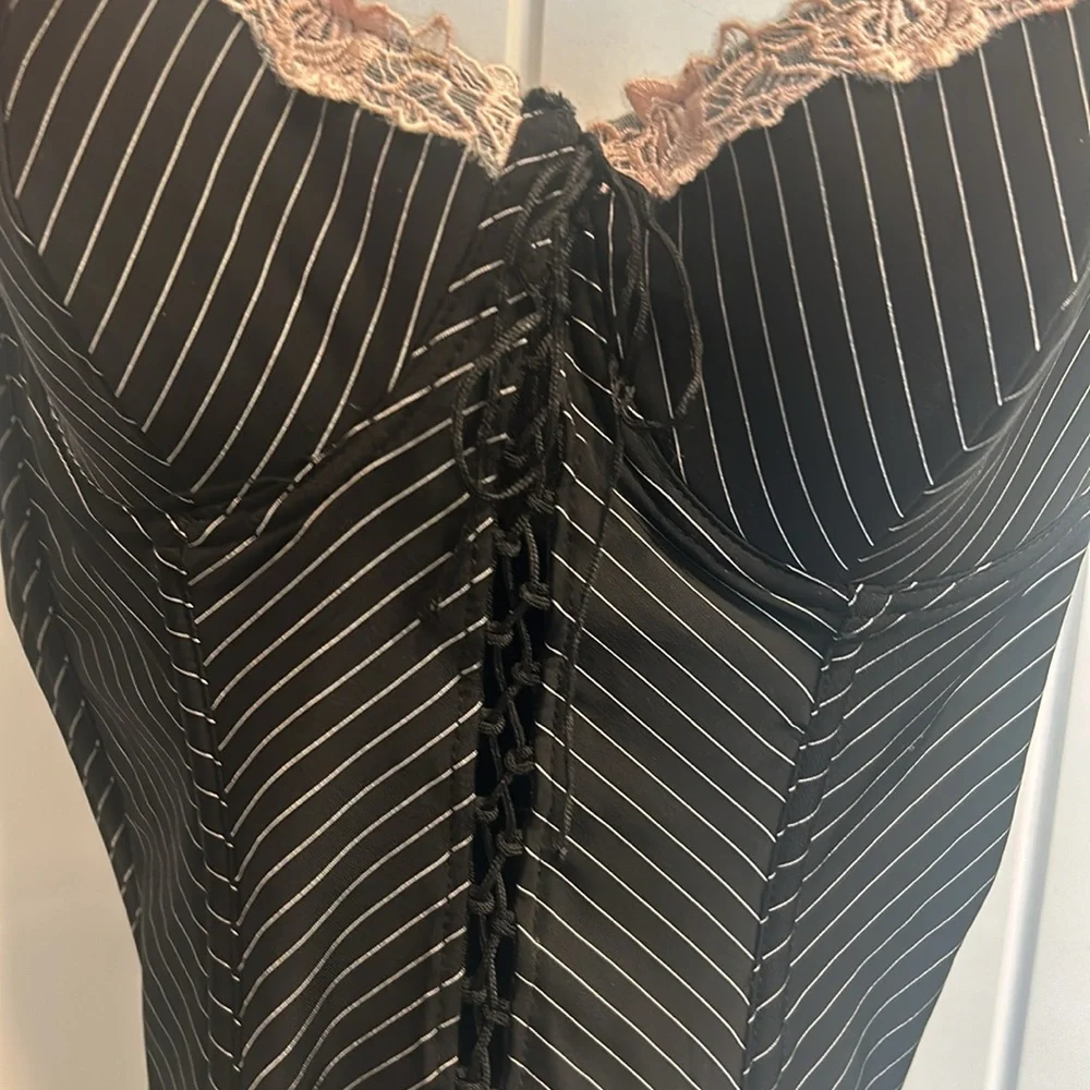 Deadstock Gothic Morbid Threads Corset - Picture 4 of 16